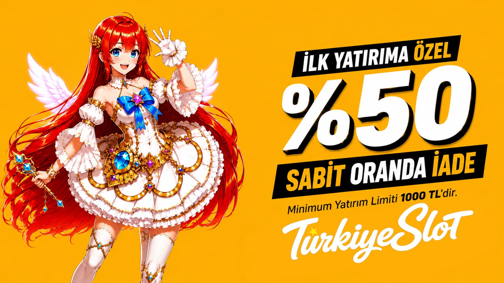 %50 Slot Hoş geldin İade Bonusu